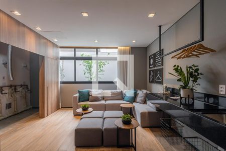 Studio para alugar com 27m², 1 quarto e sem vaga Studio para alugar com 27m², 1 quarto e sem vagaLavanderia