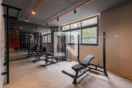 Studio para alugar com 27m², 1 quarto e sem vaga Studio para alugar com 27m², 1 quarto e sem vagaAcademia