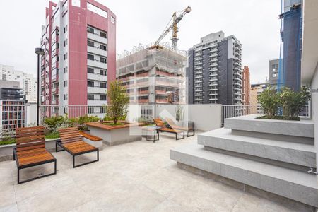 Studio para alugar com 27m², 1 quarto e sem vaga Studio para alugar com 27m², 1 quarto e sem vagaTerraço