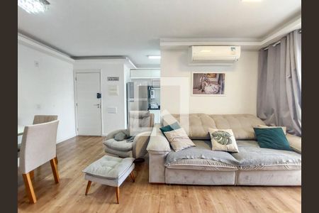 Sala de apartamento à venda com 3 quartos, 84m² em Jardim Caravelas, São Paulo