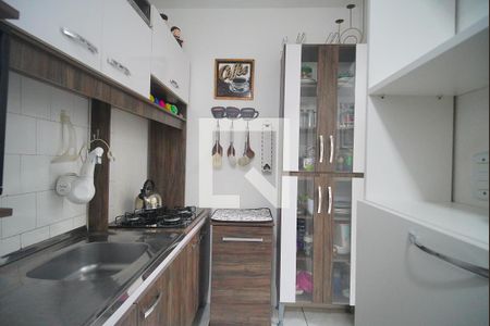 Cozinha de apartamento para alugar com 1 quarto, 39m² em Canudos, Novo Hamburgo