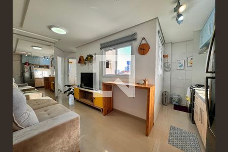 Sala de apartamento à venda com 2 quartos, 88m² em Vila Curuçá, Santo André