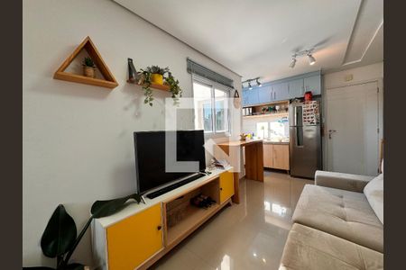Sala de apartamento à venda com 2 quartos, 88m² em Vila Curuçá, Santo André