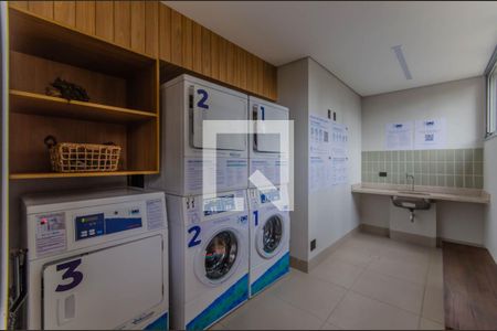 Apartamento para alugar com 36m², 1 quarto e sem vaga Apartamento para alugar com 36m², 1 quarto e sem vagaÁrea comum - Lavanderia