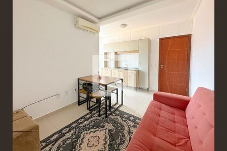Sala de apartamento para alugar com 1 quarto, 60m² em Ingleses Norte, Florianópolis