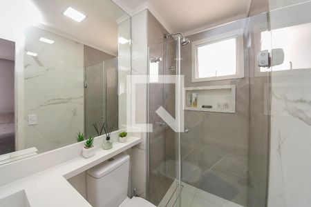 Banheiro da Suíte de apartamento à venda com 2 quartos, 68m² em Jardim Independência (são Paulo), São Paulo