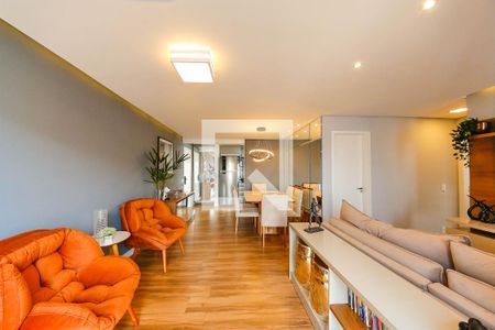 Sala de apartamento à venda com 2 quartos, 68m² em Jardim Independência (são Paulo), São Paulo