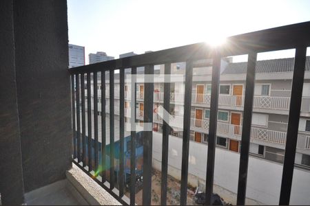 Sacada da Sala de apartamento à venda com 1 quarto, 27m² em Vila Mazzei, São Paulo