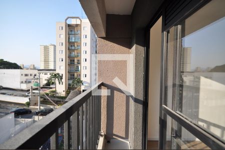 Sacada da Sala de apartamento à venda com 1 quarto, 27m² em Vila Mazzei, São Paulo