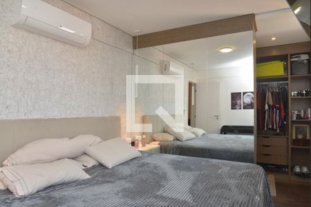 Quarto Suite 1 de apartamento à venda com 2 quartos, 128m² em Vila Camilópolis, Santo André