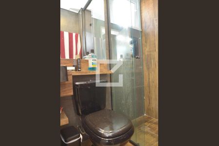 Banheiro da Suíte 1 de apartamento à venda com 2 quartos, 128m² em Vila Camilópolis, Santo André