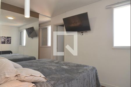 Quarto Suite 1 de apartamento à venda com 2 quartos, 128m² em Vila Camilópolis, Santo André