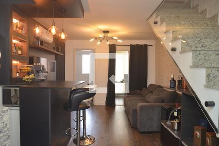 Sala de apartamento à venda com 2 quartos, 128m² em Vila Camilópolis, Santo André