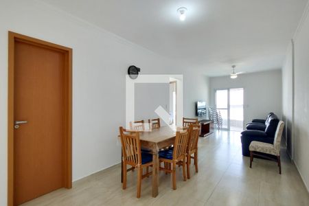 Sala de apartamento para alugar com 2 quartos, 110m² em Caiçara, Praia Grande