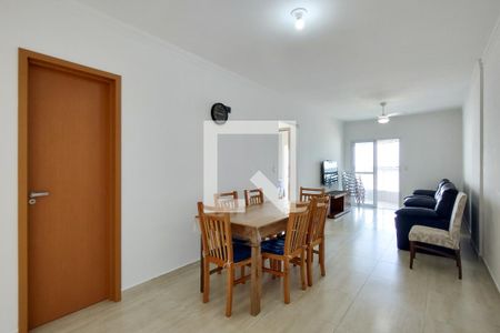 Sala de apartamento para alugar com 2 quartos, 110m² em Caiçara, Praia Grande