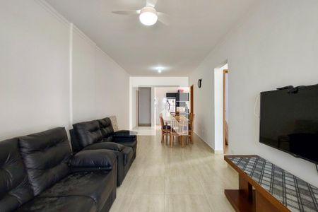Sala de apartamento para alugar com 2 quartos, 110m² em Caiçara, Praia Grande