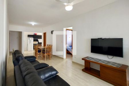 Sala de apartamento para alugar com 2 quartos, 110m² em Caiçara, Praia Grande