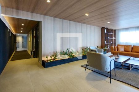 Apartamento para alugar com 110m², 2 quartos e 2 vagasHall social