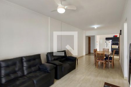 Sala de apartamento para alugar com 2 quartos, 110m² em Caiçara, Praia Grande
