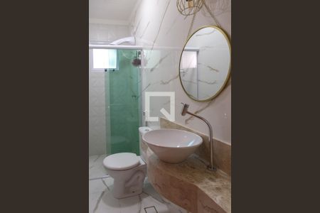 Banheiro da Suíte de casa para alugar com 3 quartos, 100m² em Parque Continental Ii, Guarulhos