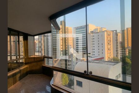 Varanda de apartamento à venda com 4 quartos, 253m² em Funcionários, Belo Horizonte
