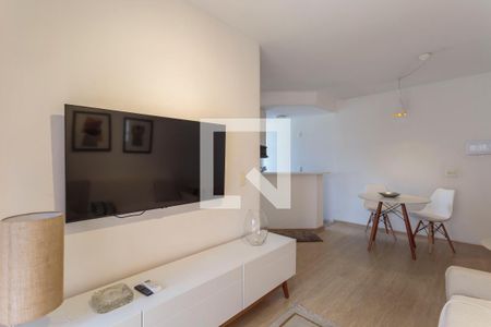 Sala de apartamento para alugar com 1 quarto, 37m² em Vila Nova Conceição, São Paulo