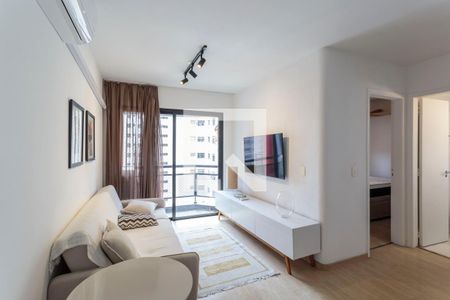 Sala de apartamento para alugar com 1 quarto, 37m² em Vila Nova Conceição, São Paulo