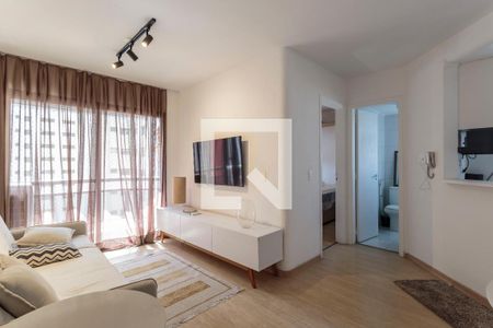 Sala de apartamento para alugar com 1 quarto, 37m² em Vila Nova Conceição, São Paulo