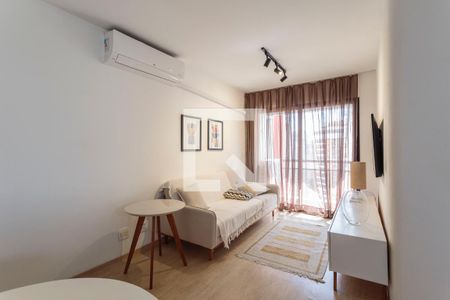 Sala de apartamento para alugar com 1 quarto, 37m² em Vila Nova Conceição, São Paulo