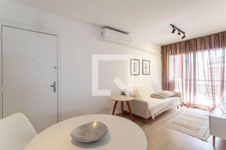 Sala de apartamento para alugar com 1 quarto, 37m² em Vila Nova Conceição, São Paulo