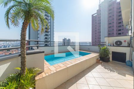 Varanda - Piscina Privativa de apartamento para alugar com 3 quartos, 133m² em Vila Santo Estéfano, São Paulo