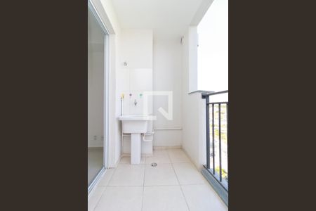Sala - Varanda de apartamento para alugar com 2 quartos, 36m² em Jardim Caravelas, São Paulo