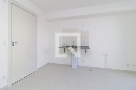Sala - Cozinha de apartamento para alugar com 2 quartos, 36m² em Jardim Caravelas, São Paulo