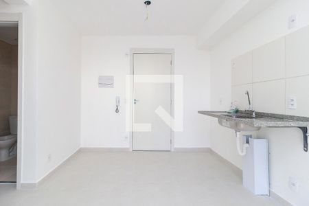 Sala - Cozinha de apartamento para alugar com 2 quartos, 36m² em Jardim Caravelas, São Paulo