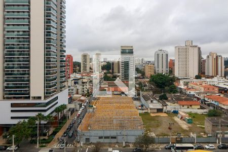Sala - Vista de apartamento para alugar com 1 quarto, 39m² em Vila São Francisco (zona Sul), São Paulo