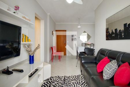 Sala de apartamento para alugar com 1 quarto, 60m² em Aviação, Praia Grande