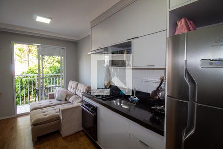 Cozinha de apartamento para alugar com 1 quarto, 31m² em Ferreira, São Paulo