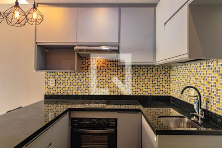 Studio à venda com 31m², 1 quarto e sem vagaCozinha