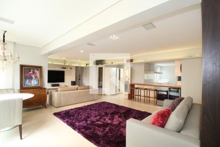 Sala de apartamento para alugar com 2 quartos, 130m² em Paraíso do Morumbi, São Paulo