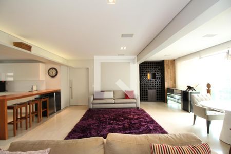 Sala de apartamento para alugar com 2 quartos, 130m² em Paraíso do Morumbi, São Paulo