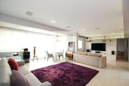 Sala de apartamento para alugar com 2 quartos, 130m² em Paraíso do Morumbi, São Paulo