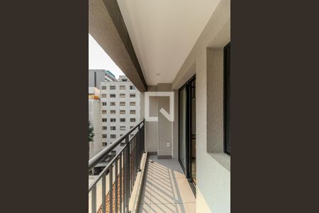 Studio para alugar com 28m², 1 quarto e sem vagaVaranda