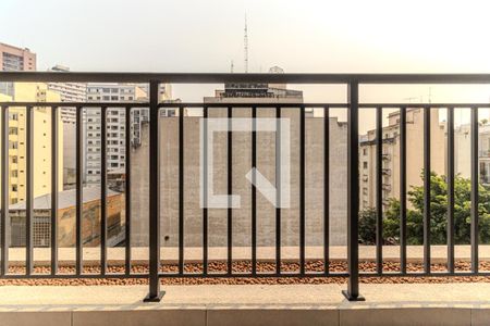 Studio para alugar com 28m², 1 quarto e sem vagaVaranda