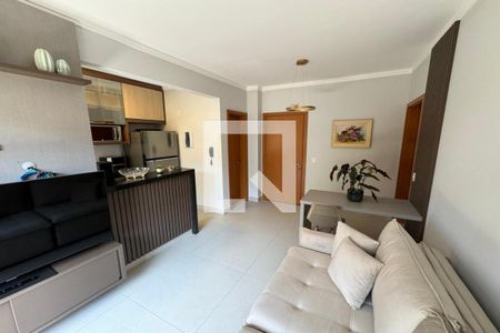 Sala de apartamento para alugar com 1 quarto, 50m² em Yy, Ribeirão Preto