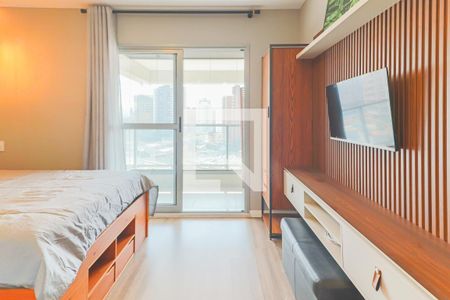 Quarto / Cozinha de kitnet/studio à venda com 1 quarto, 33m² em Butantã, São Paulo