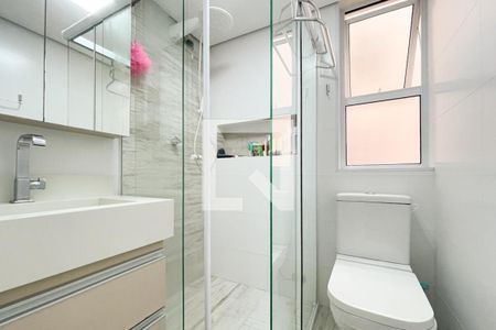 Banheiro Social de apartamento à venda com 3 quartos, 73m² em Jardim Valdibia, São Bernardo do Campo