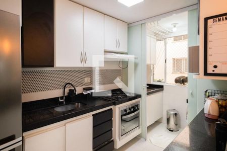 Cozinha de apartamento à venda com 3 quartos, 73m² em Jardim Valdibia, São Bernardo do Campo