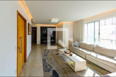 Sala de apartamento à venda com 4 quartos, 245m² em Buritis, Belo Horizonte