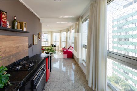 Varanda de apartamento à venda com 4 quartos, 245m² em Buritis, Belo Horizonte