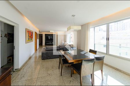 Sala de apartamento à venda com 4 quartos, 245m² em Buritis, Belo Horizonte